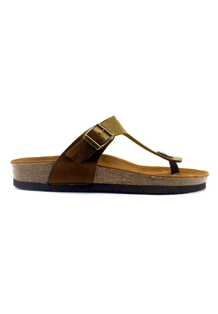 Berlin - Camel Leather Sandals & Flip Flops
