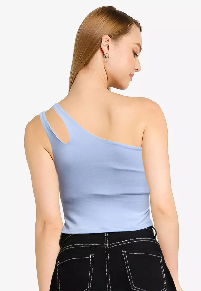 Hollister one shoulder top sales