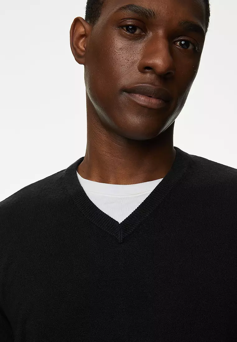 Cashmilon™ V-Neck Jumper