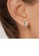 Glamorousky silver 925 Sterling Silver Simple and Cute Cat Paw Asymmetrical Stud Earrings 22B70ACDDA5CD4GS_5
