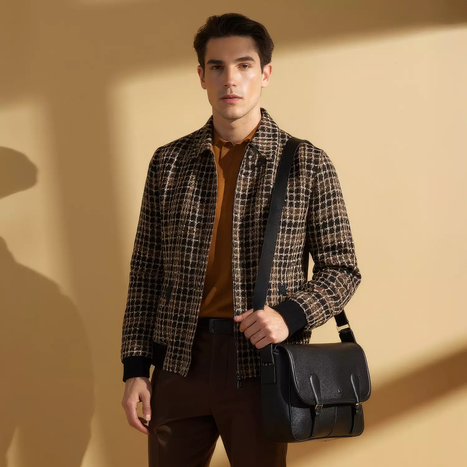 Marshal Messenger Bag - Tas Selempang Kulit EcoLeather Pria