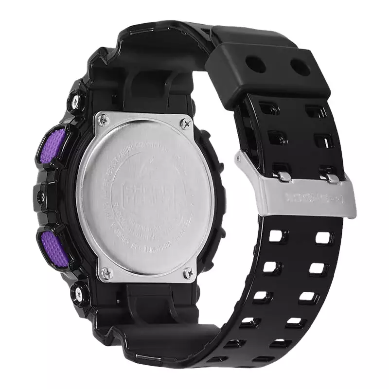 Jam Tangan Pria Casio G-Shock G-Classic GA-110HC-1AJF Hyper Color Digital Analog Dial Black Resin Band (JDM)