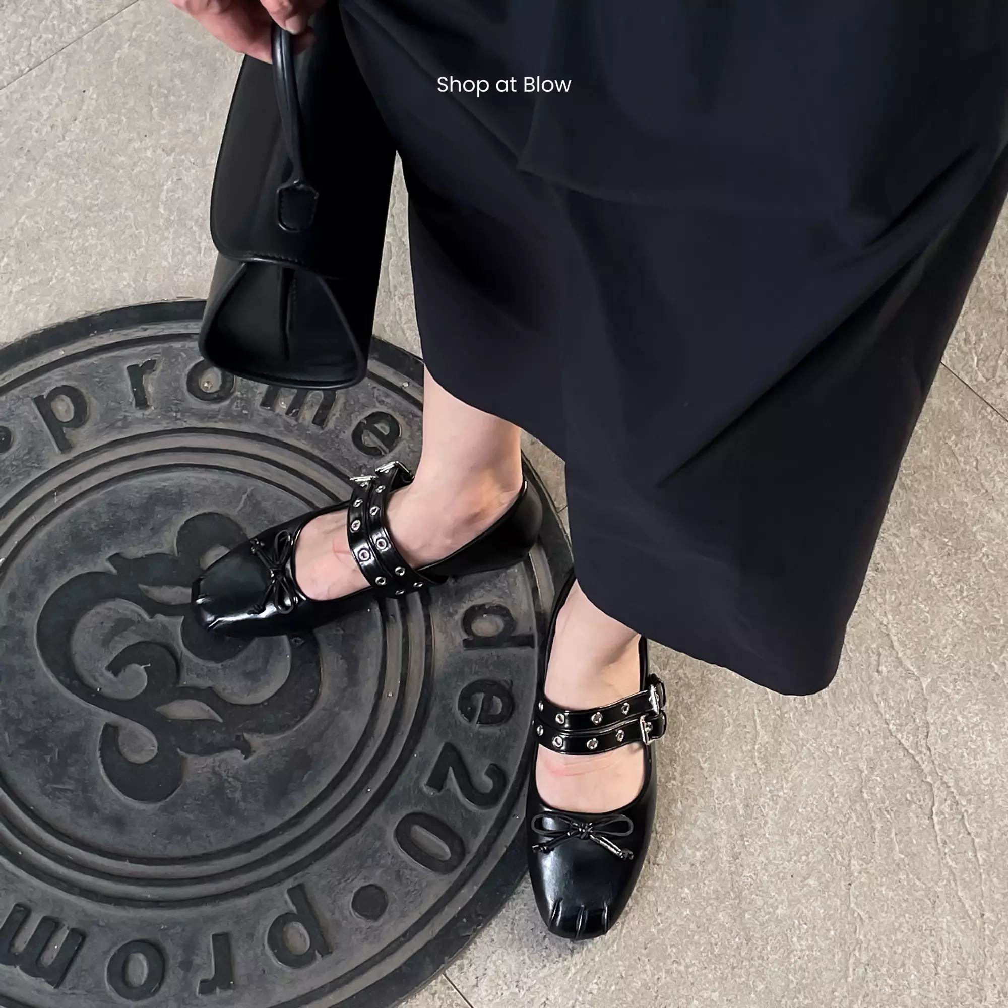 Blow Iza Mary Jane Strap Flats Shoes BLWF 0029