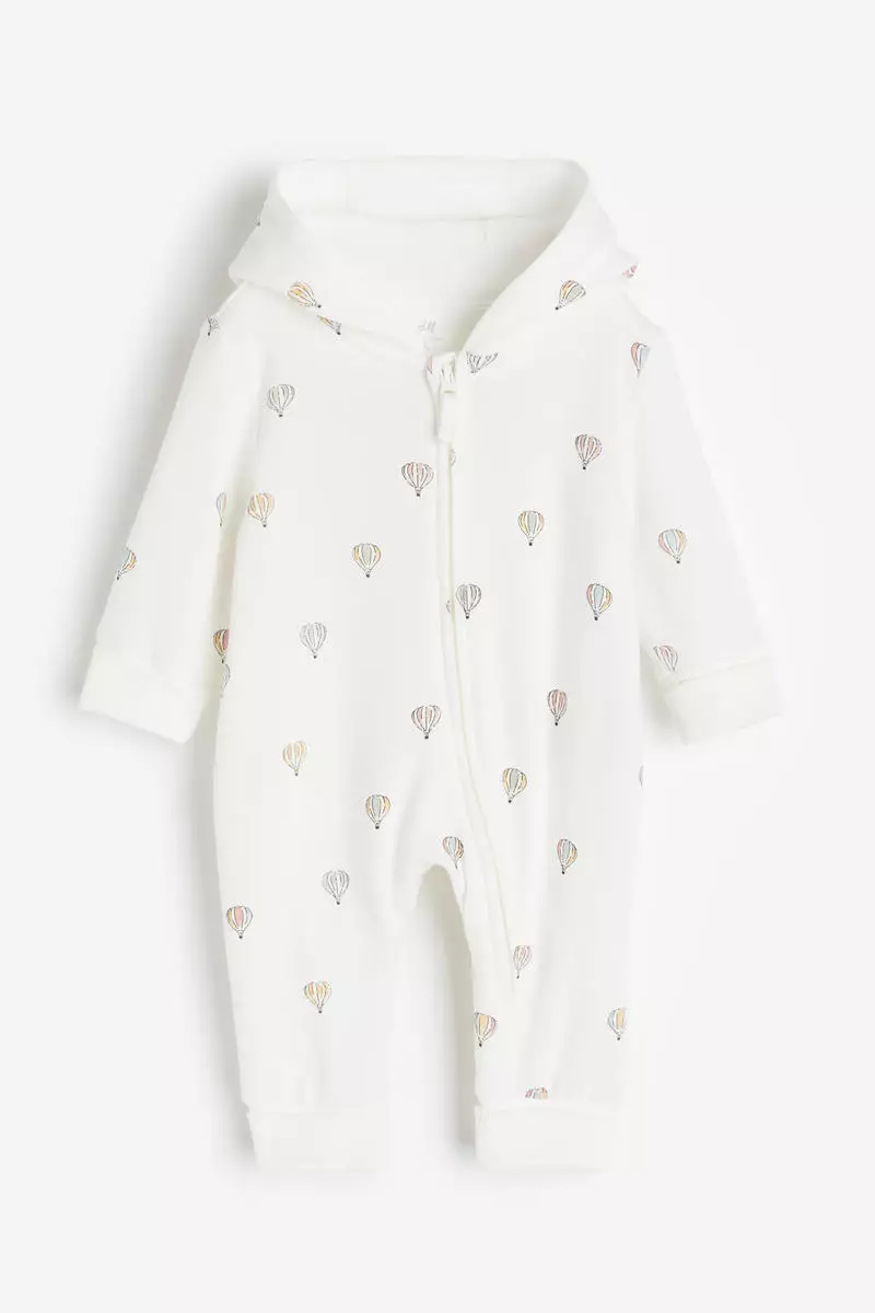 H&m white romper on sale