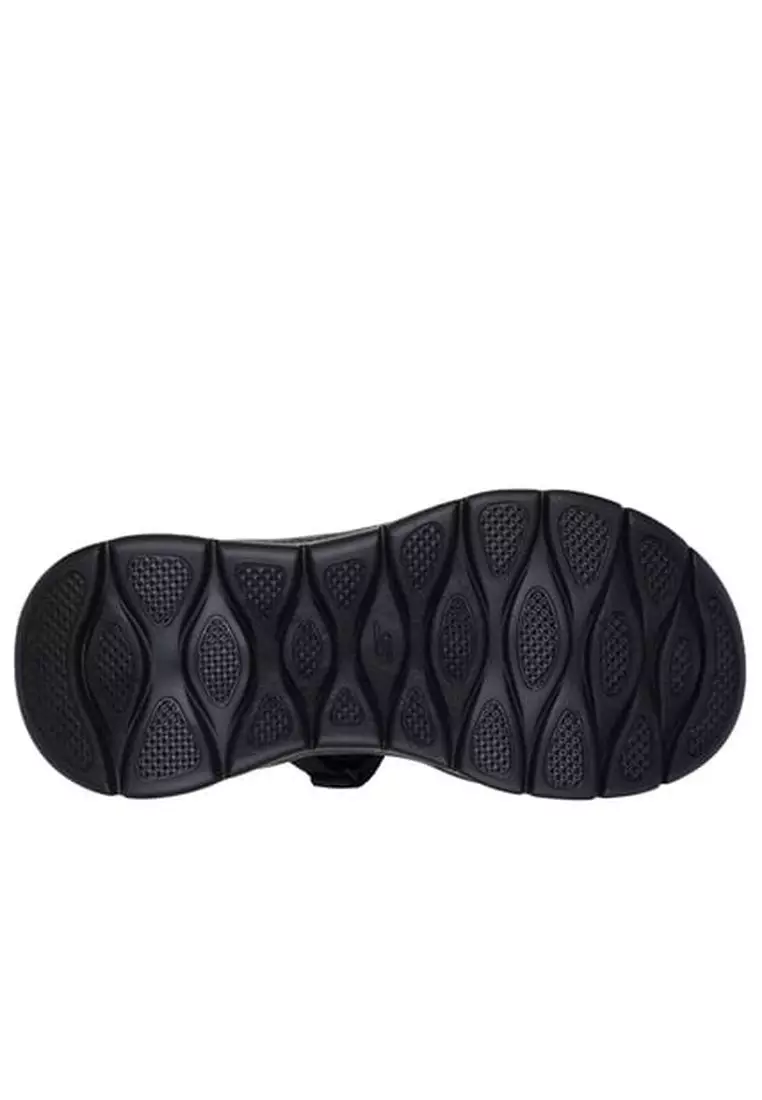 Mens Go Walk Flex Sandal - Easy Entry - Black