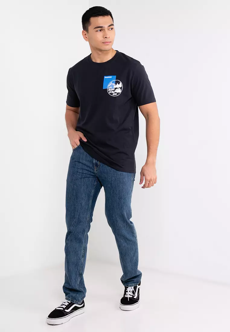 Men's Round Neck Graphic Tee