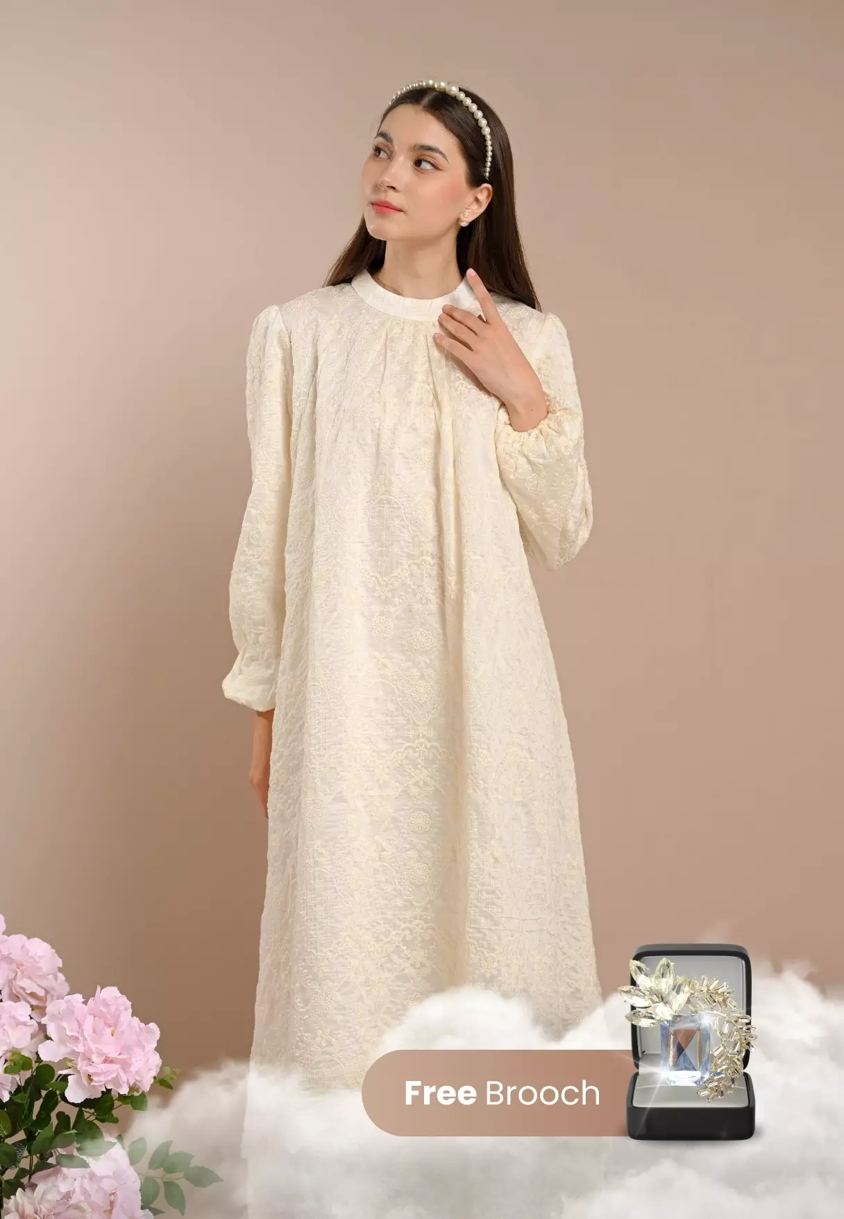 Selene Dress - Ivory