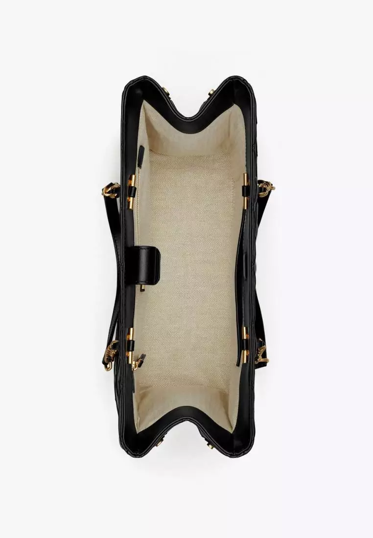 Tory Burch Fleming Soft Chain Tote Black