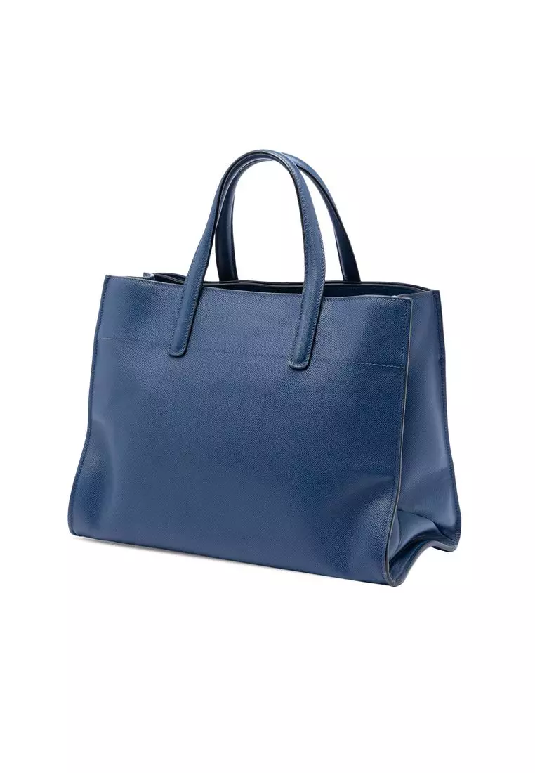 Pre-Loved Prada Saffiano Soft Triple Pocket Tote