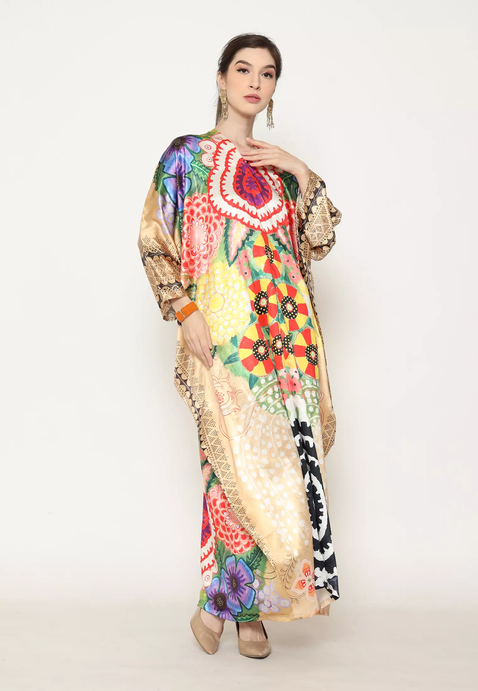 Kanzi Long Sleeve Kaftan