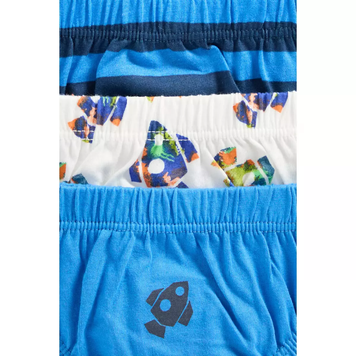 Mothercare Space Briefs - 5 Pack - Pakaian Dalam Anak Laki-laki (Biru)