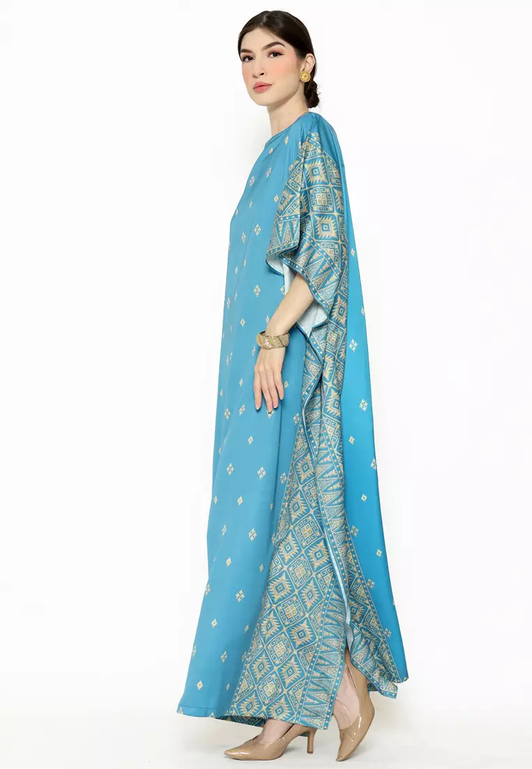 Kanzi Exclusive Short Sleeve Songket Kaftan