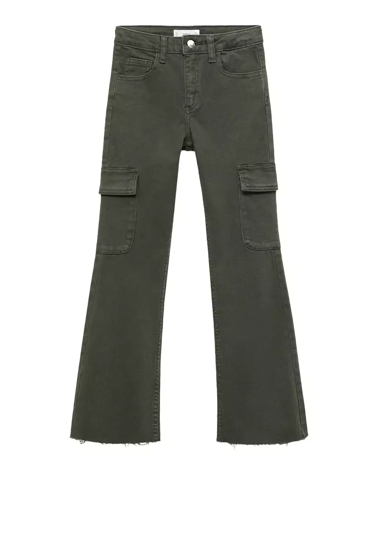 Pants Mango Pantalon Verde Jual MANGO KIDS Flared Cargo Jeans