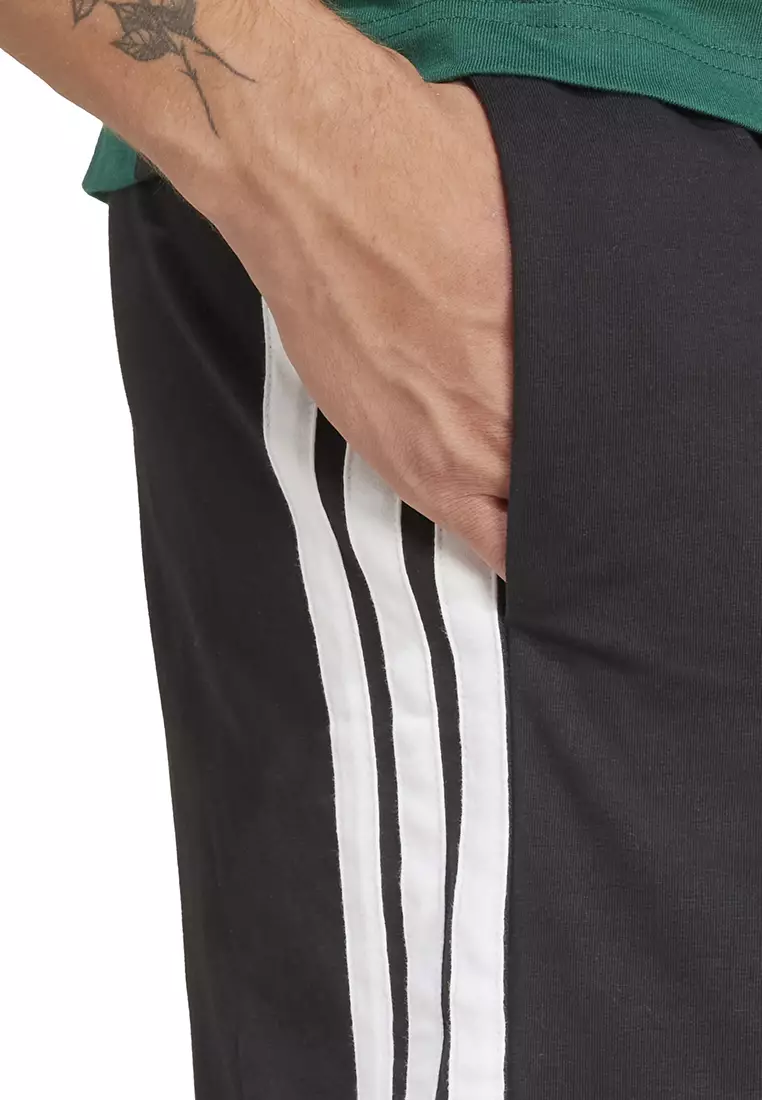 Essentials 3-Stripes Single Jersey Shorts 7-Inch