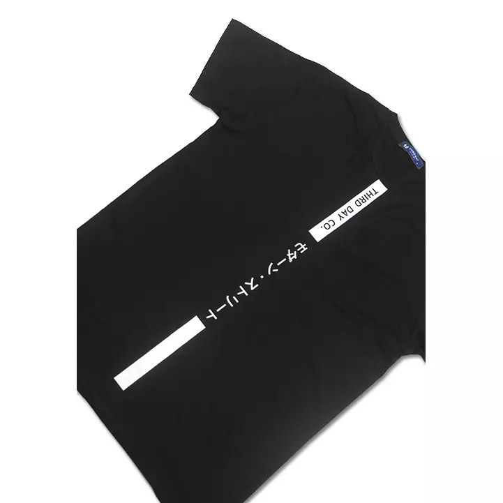 MTD47D tdco modern street vert blk T-shirt Hitam