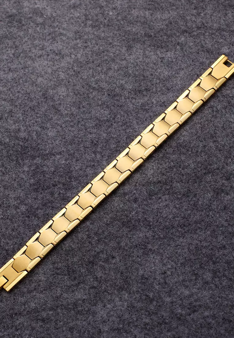 Watch Band Chunky Stack Gold Layered Bracelet