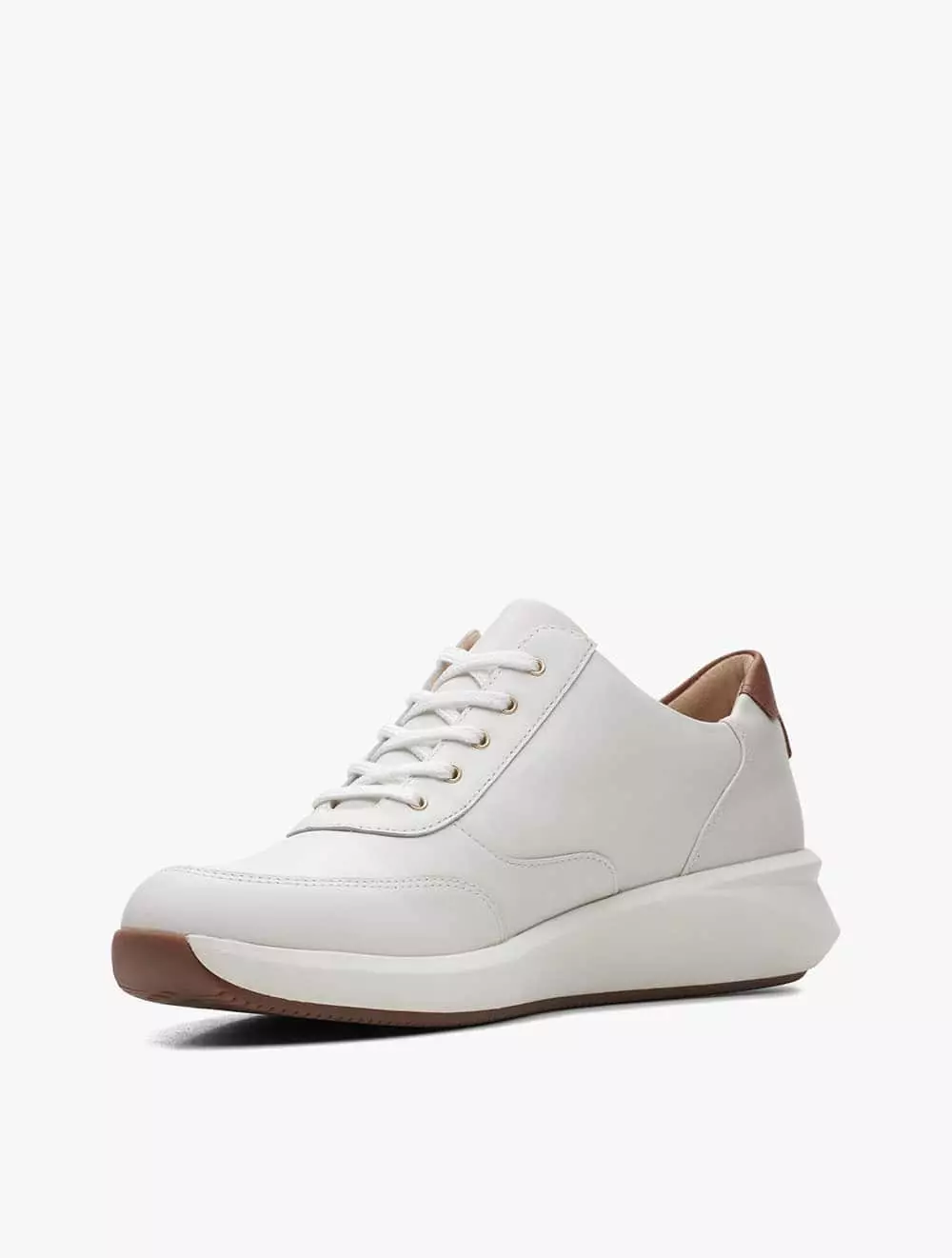 Jual CLARKS Clarks Women's Sneakers Un Rio Zip- White Leather - White ...
