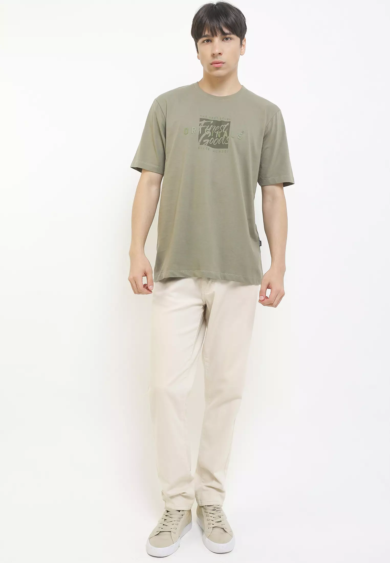 Cressida Graphic Green T-Shirt - C022G