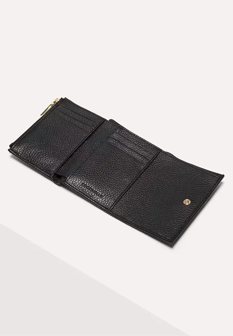 Buy Coccinelle Metallic Soft Trifold Wallet 2025 Online | ZALORA