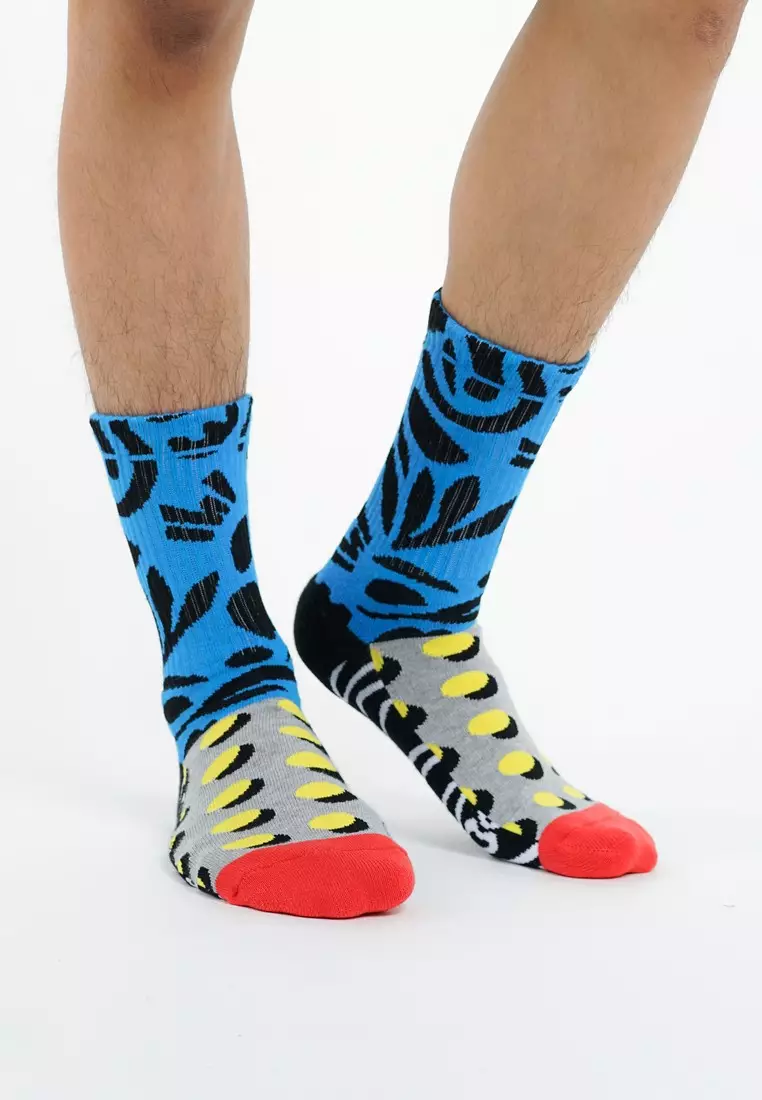 3Second High Cut Socks Mixed 4 OL-050925