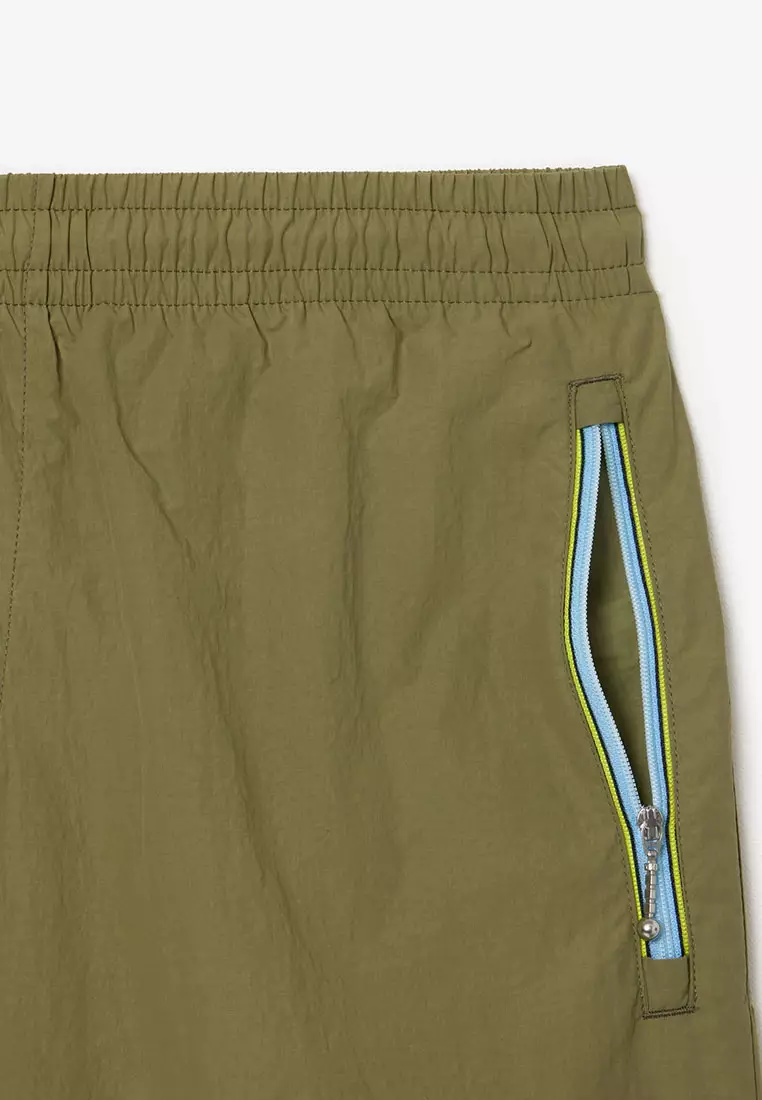 Loose Cut Zipped Pocket Shorts