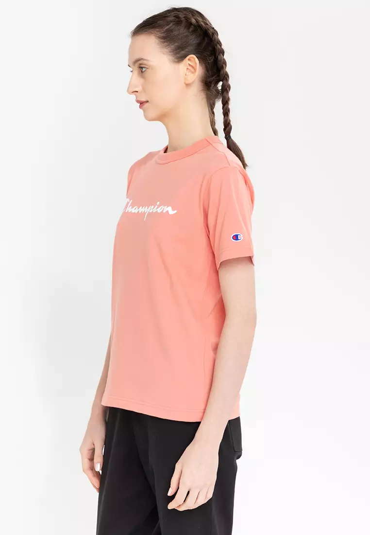 Buy CHAMPION Japan Line Short Sleeve T Shirt Papaya 2024 Online
