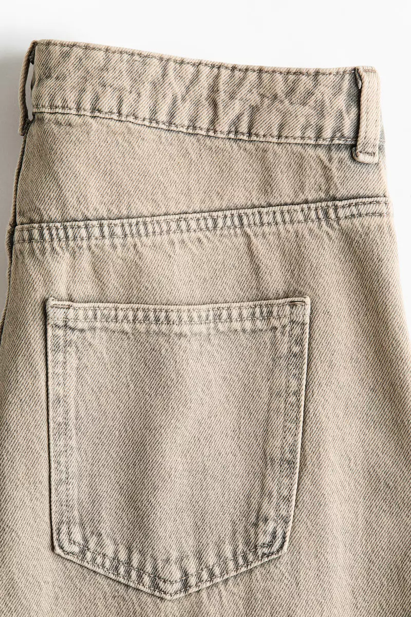 Buy H&M Barrel High Waist Jeans 2026 Online | ZALORA