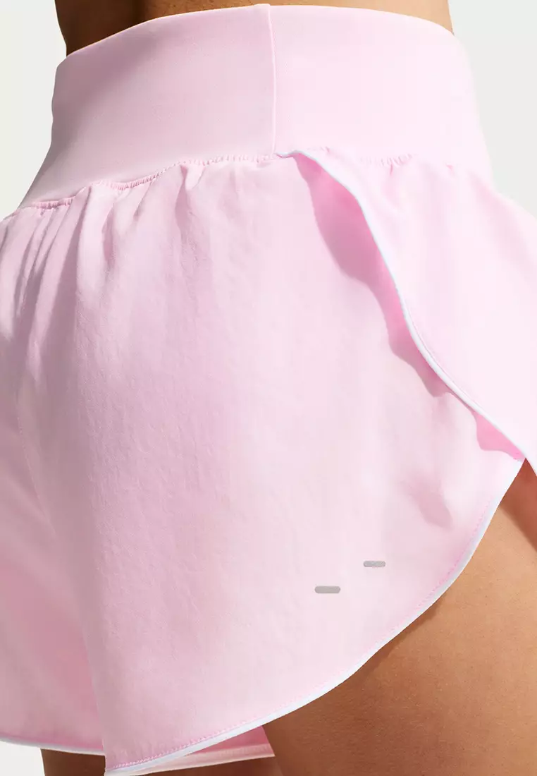 Tempo Flow Swoosh Dri-FIT Mid-Rise Brief-Lined Running Shorts