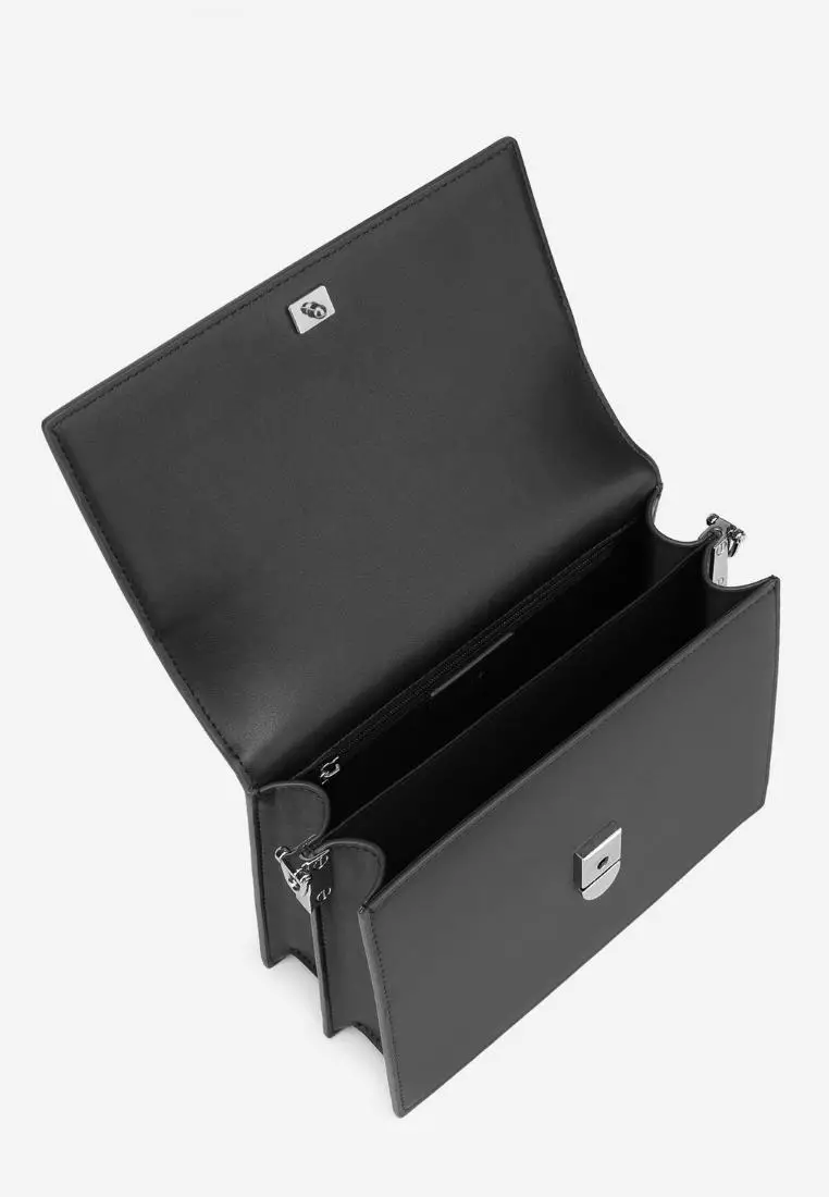 JW Pei Mini Flap Bag Black