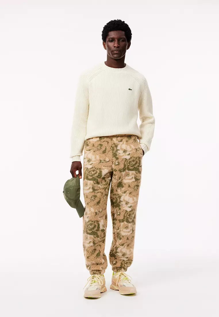 Floral Sherpa Sweatpants