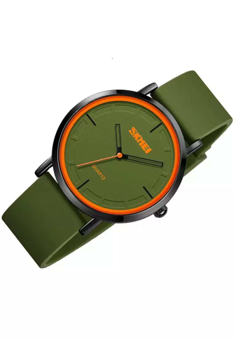 Jam Tangan Analog Pria Waterproof Strap Tali Material Silicone DV14 ORIGINAL