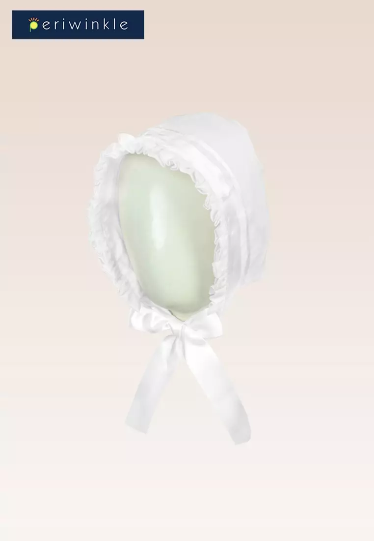 Celine Baby Girls Christening Gown with Bonnet and Diaper Cover