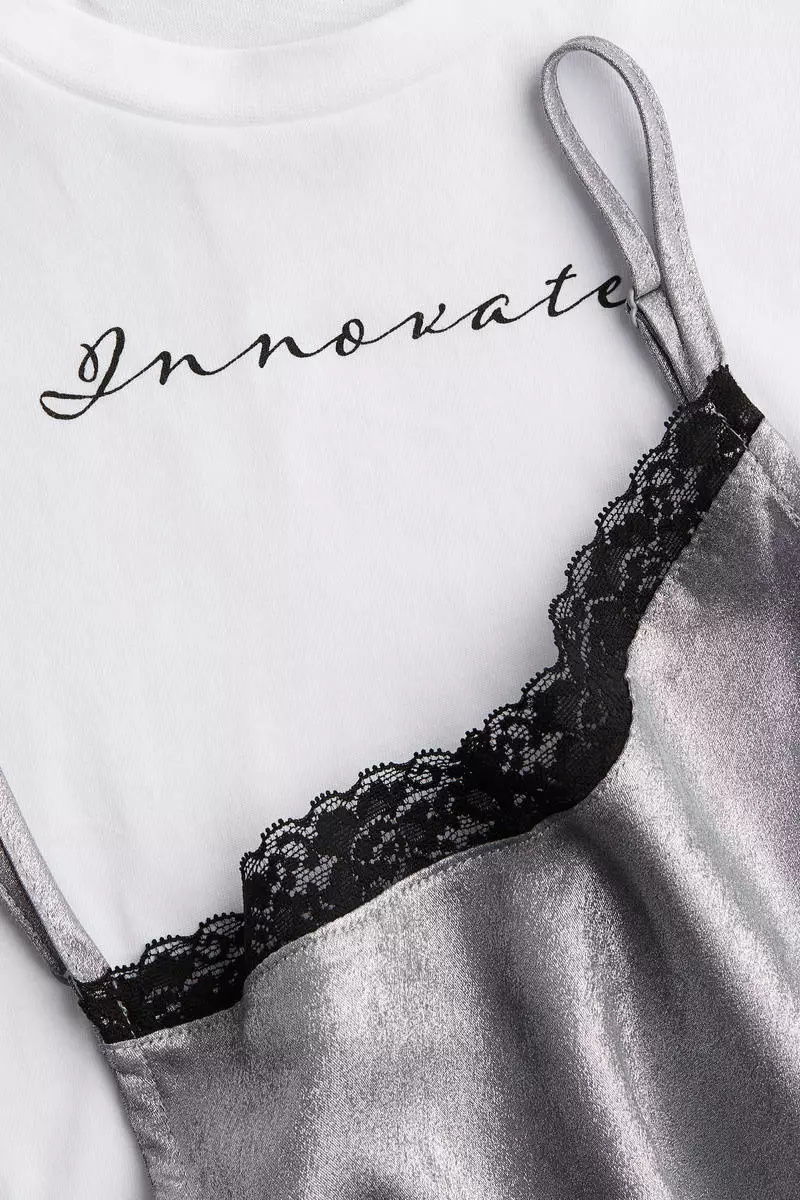 2-piece top and dress set