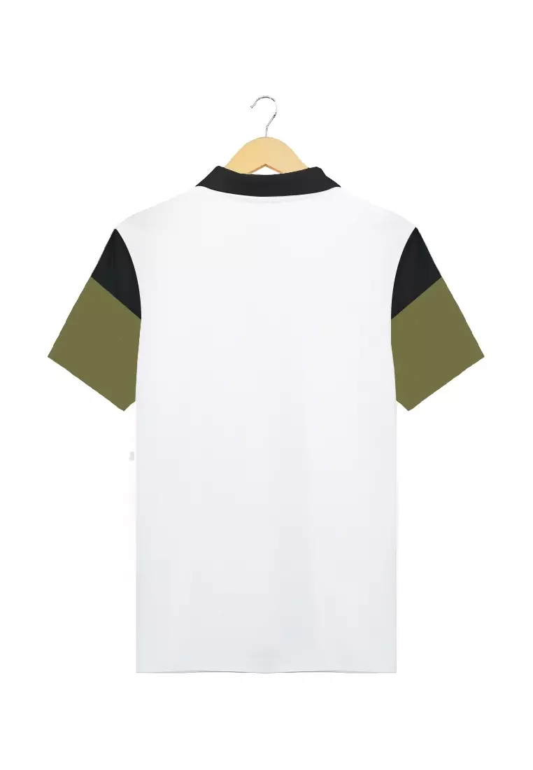 Ryusei Polo Pria Sagahara Army Green