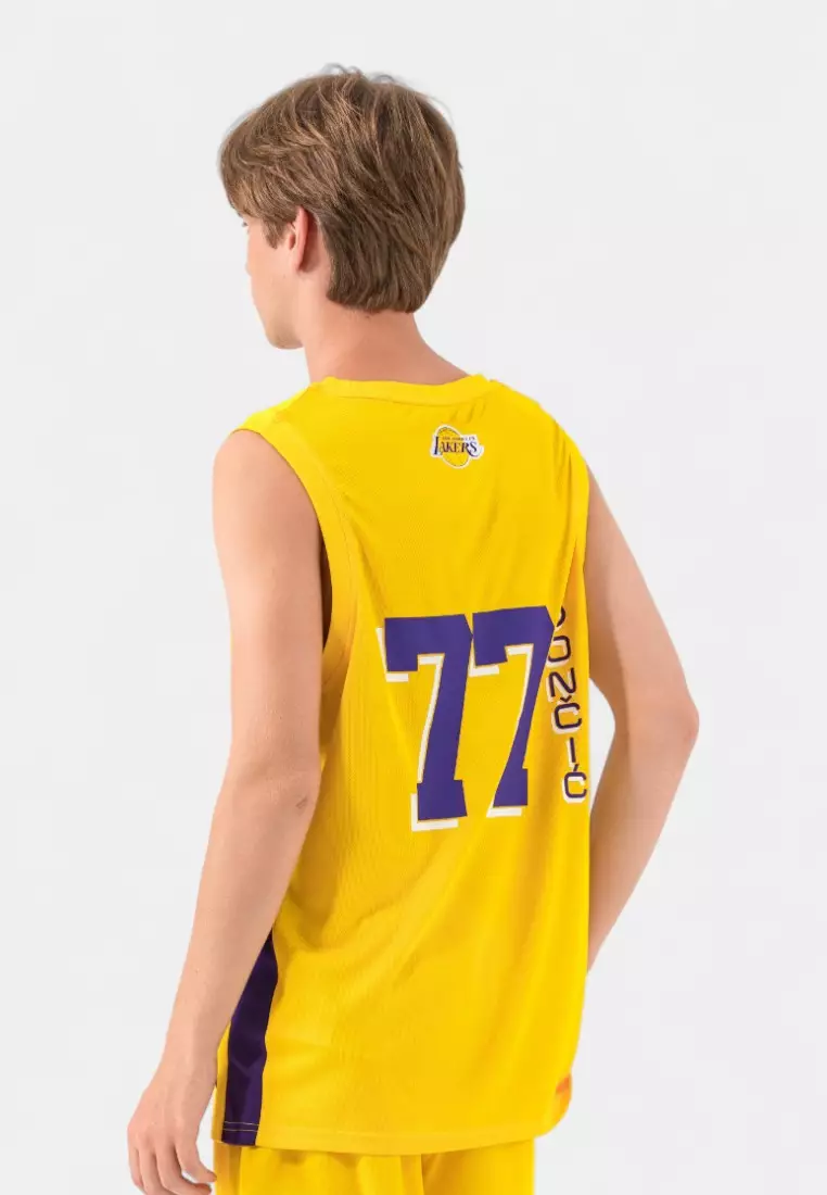 Los Angeles Lakers Luka Doncic #77 Basketball Jersey Core Tank Top  for Men