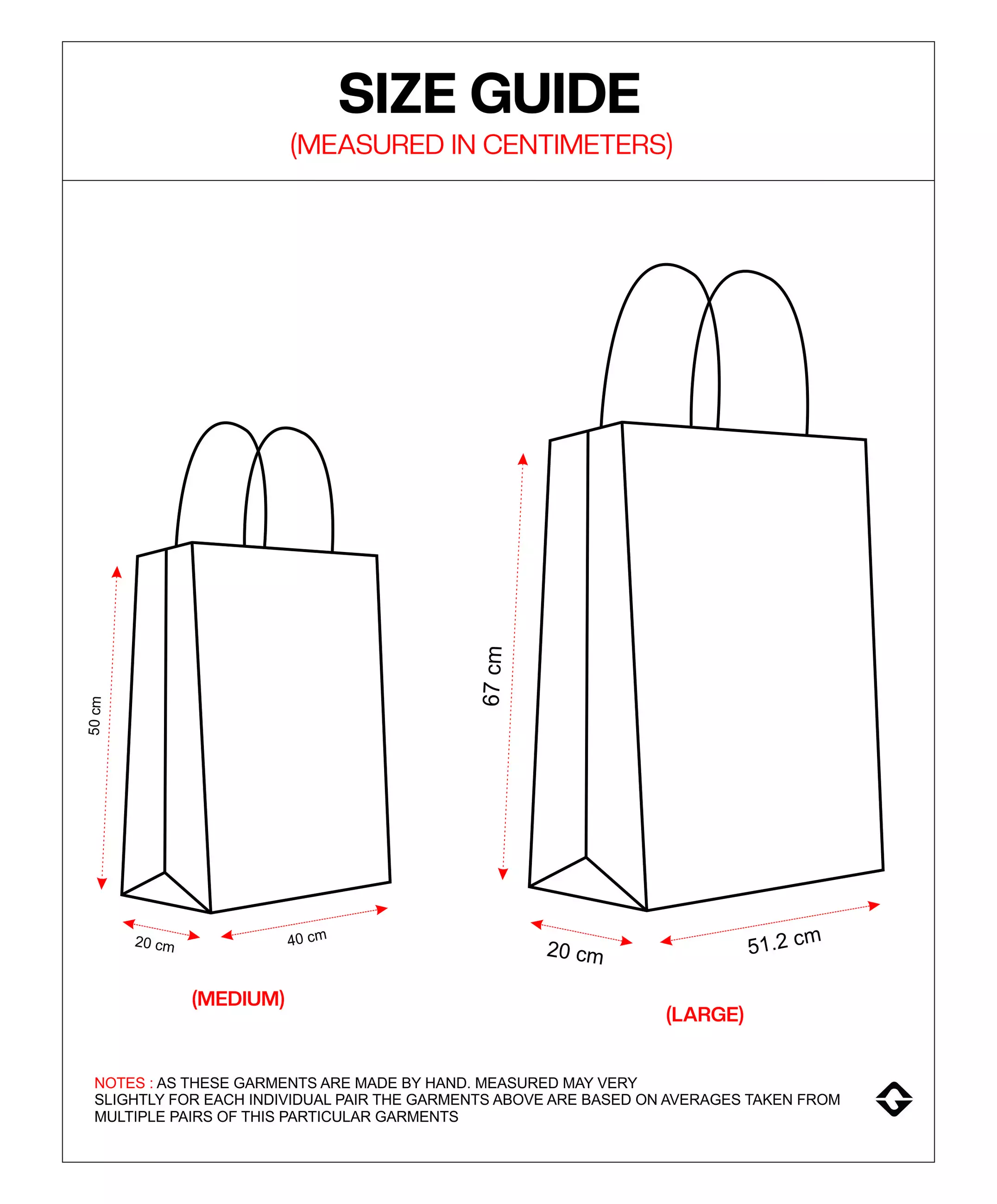 Gloaming Paper Bag Coklat Medium Large