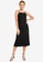ZALORA OCCASION black Square Neck Cami Lace Dress 84838AA416661DGS_4