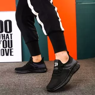 PAULMAY Sepatu Sneakers Pria Tokyo Series - Black