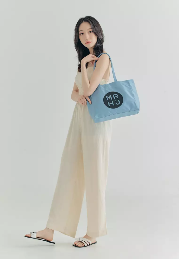BONO V Nylon Shoulder Bag Sky Blue