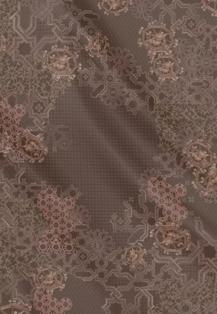 Haramain 2 Satin Square - Pecan