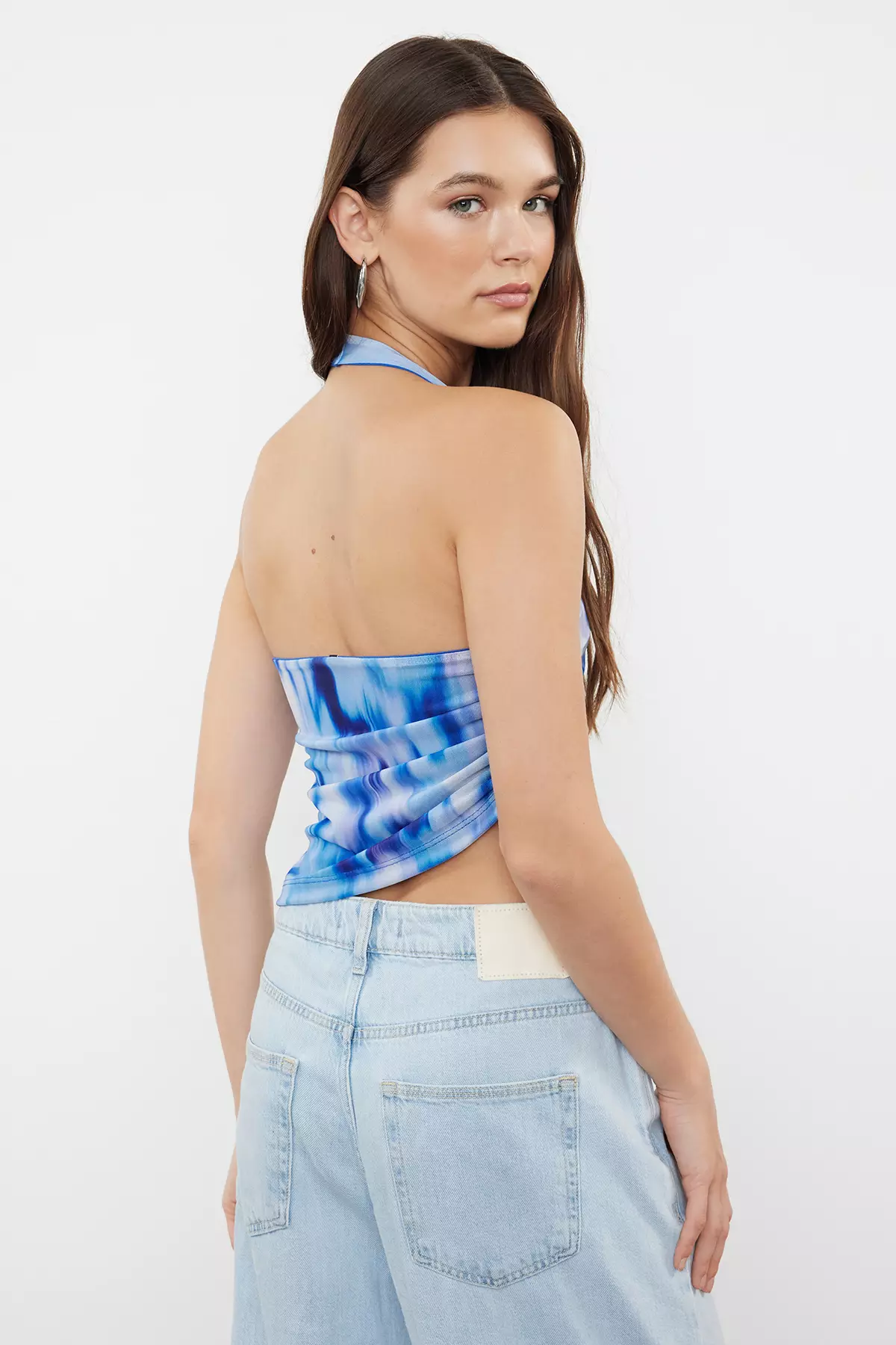 Halter Ruched Top