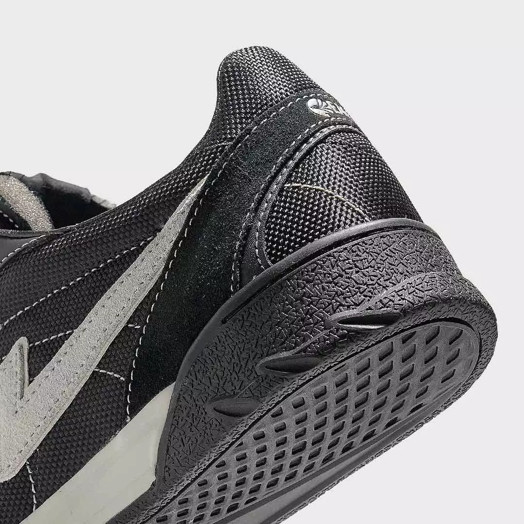 Eagle Sepatu Sneakers Lifestyle Neo England X BBQ Ride - HITAM/ABU-ABU MUDA