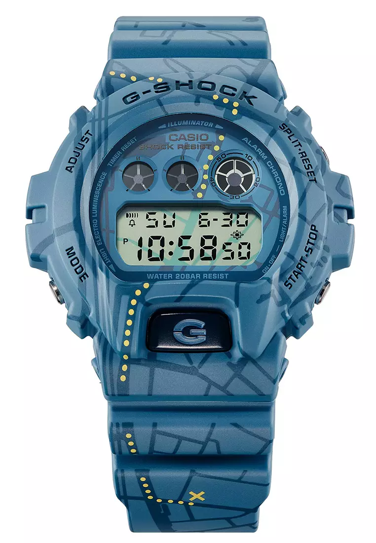 G-Shock - Jam Tangan Digital Pria - Blue - Resin Strap - DW-6900SBY-2D