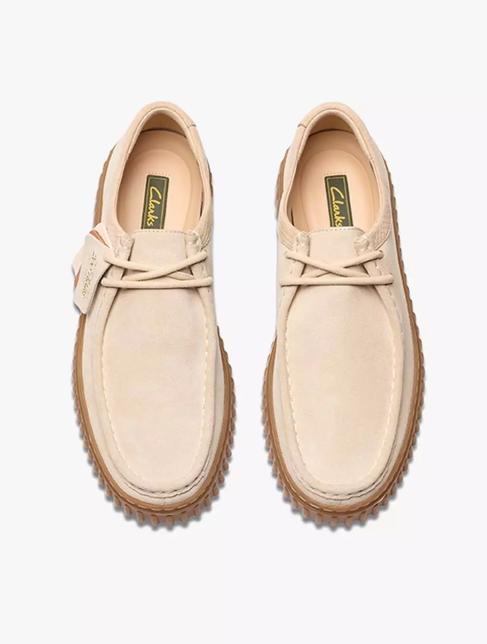 Clarks Torhill Lo Ecru Suede