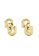 Her Jewellery gold Union Earrings (Yellow Gold) - Made with premium grade crystals from Austria 68538AC80AFDC1GS_4