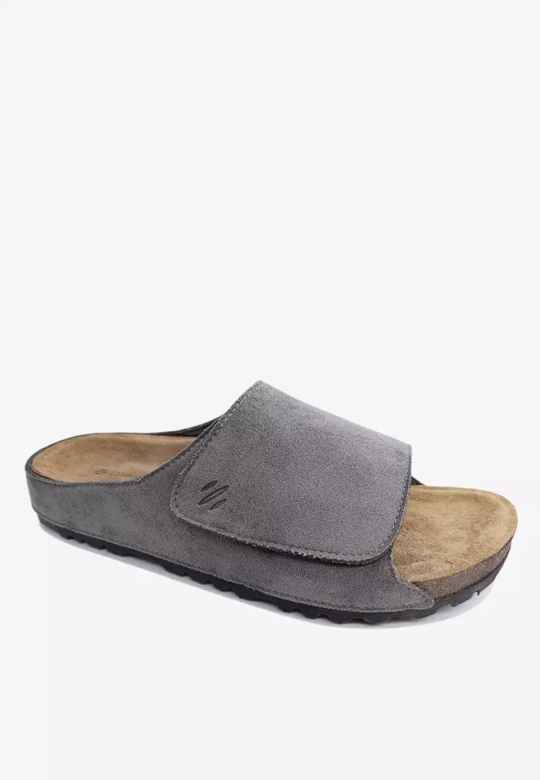 Dr. Cardin Men Cove Core Suede Comfort Sandals with Adjustable Strap D-SLB-8212