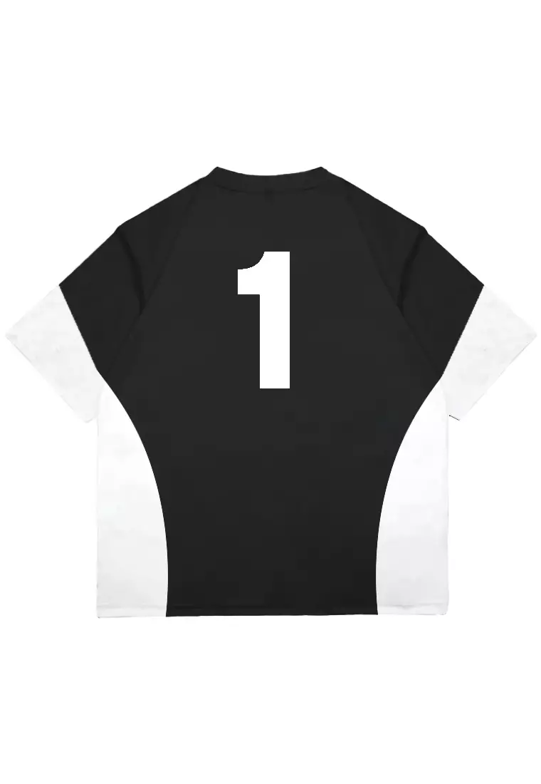 MTU32 Jersey Premium Oversize 260gsm Vintage Streetwear bahan Heavy Jersey  "katakana 1 bw"