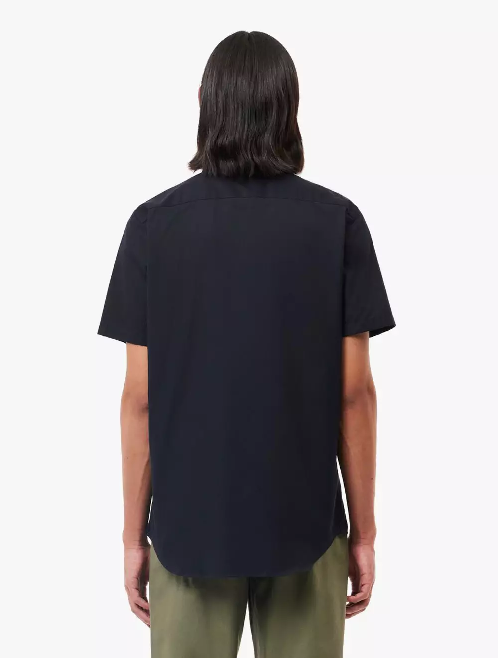 Regular Fit Short Sleeved Cotton Shirt - BLUE