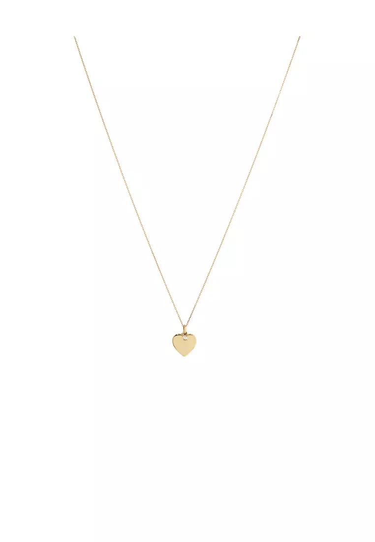 Gold diamond charm outlet