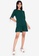 ZALORA BASICS green Tie Sleeve Mini Dress 06486AA011D19FGS_8